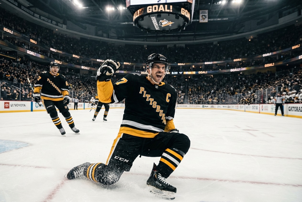 Малкин преодолел рубеж в 1400 очков в НХЛ