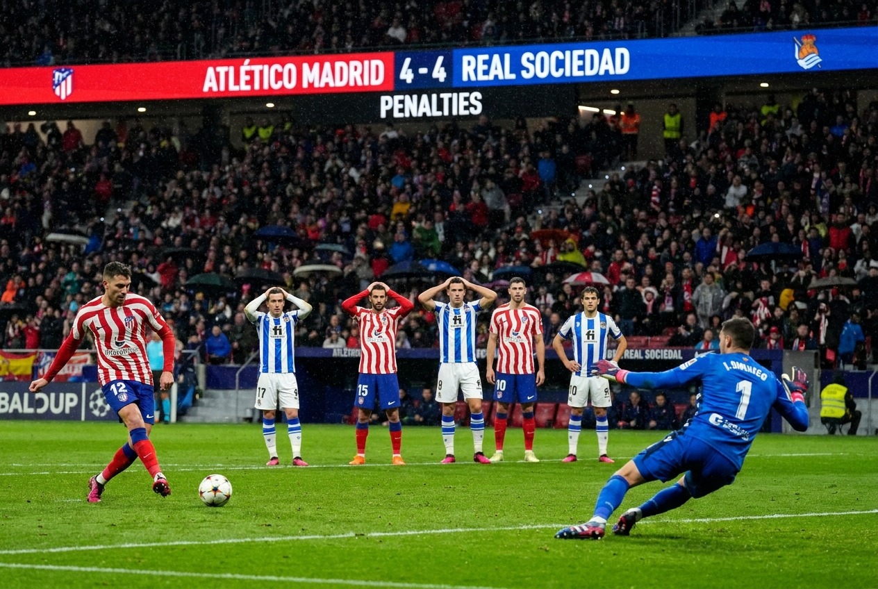 «Атлетико» уступил «Реал Сосьедаду» в финале Кубка Испании