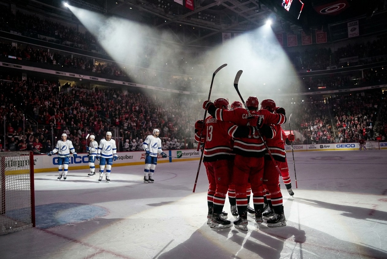 «Каролина» победила «Оттаву» в первом матче Кубка Стэнли