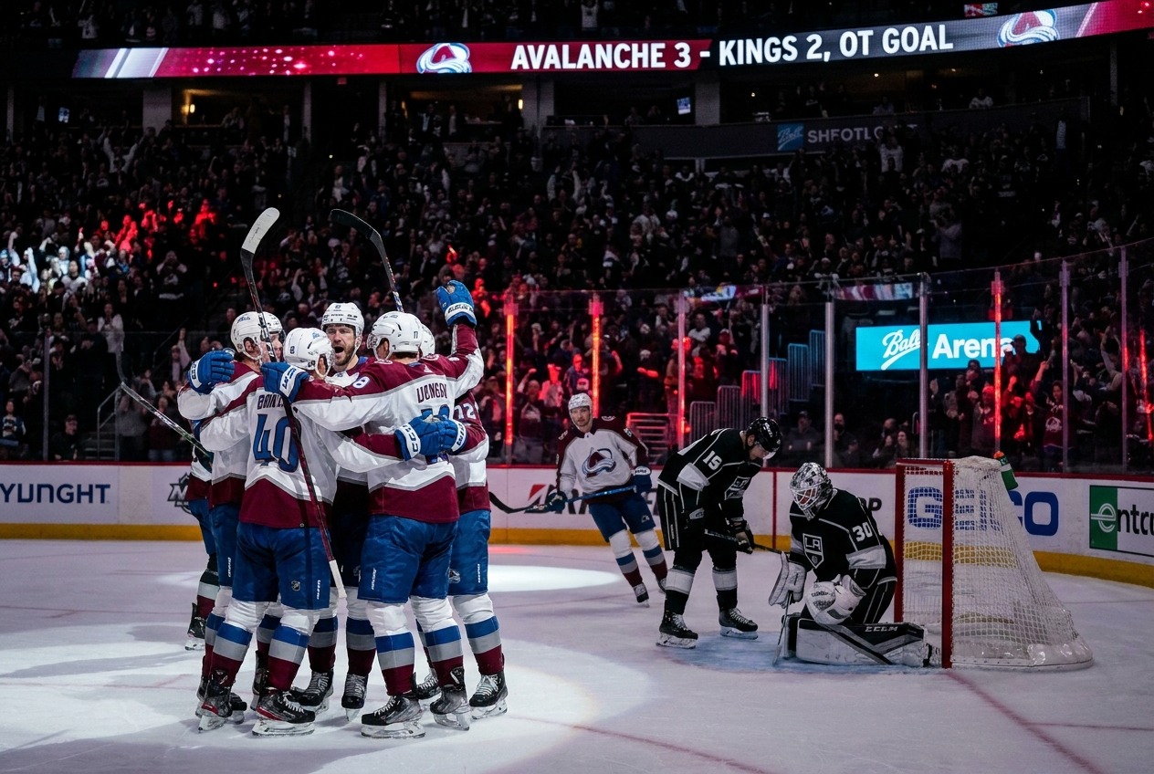 «Колорадо» победил «Лос‑Анджелес» в первом матче серии плей‑офф