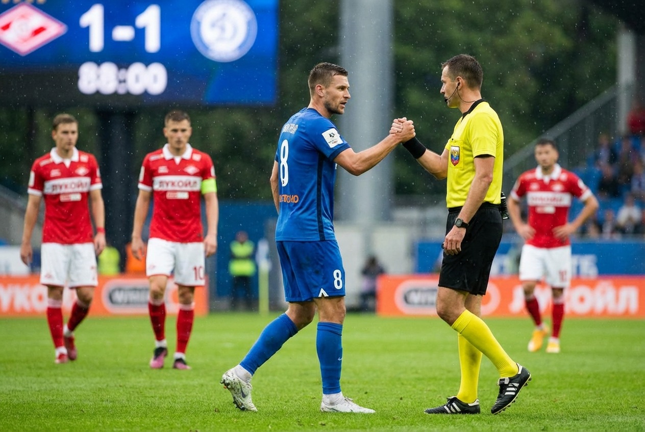 Умяров прокомментировал спорное решение судьи в дерби со «Спартаком»